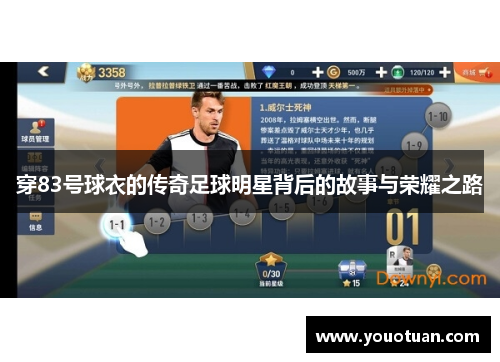 穿83号球衣的传奇足球明星背后的故事与荣耀之路